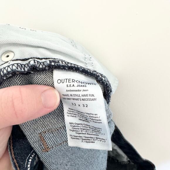 Outerknown Mens S. E. A. Ambassador Slim Fit Jeans - Picture 10 of 10